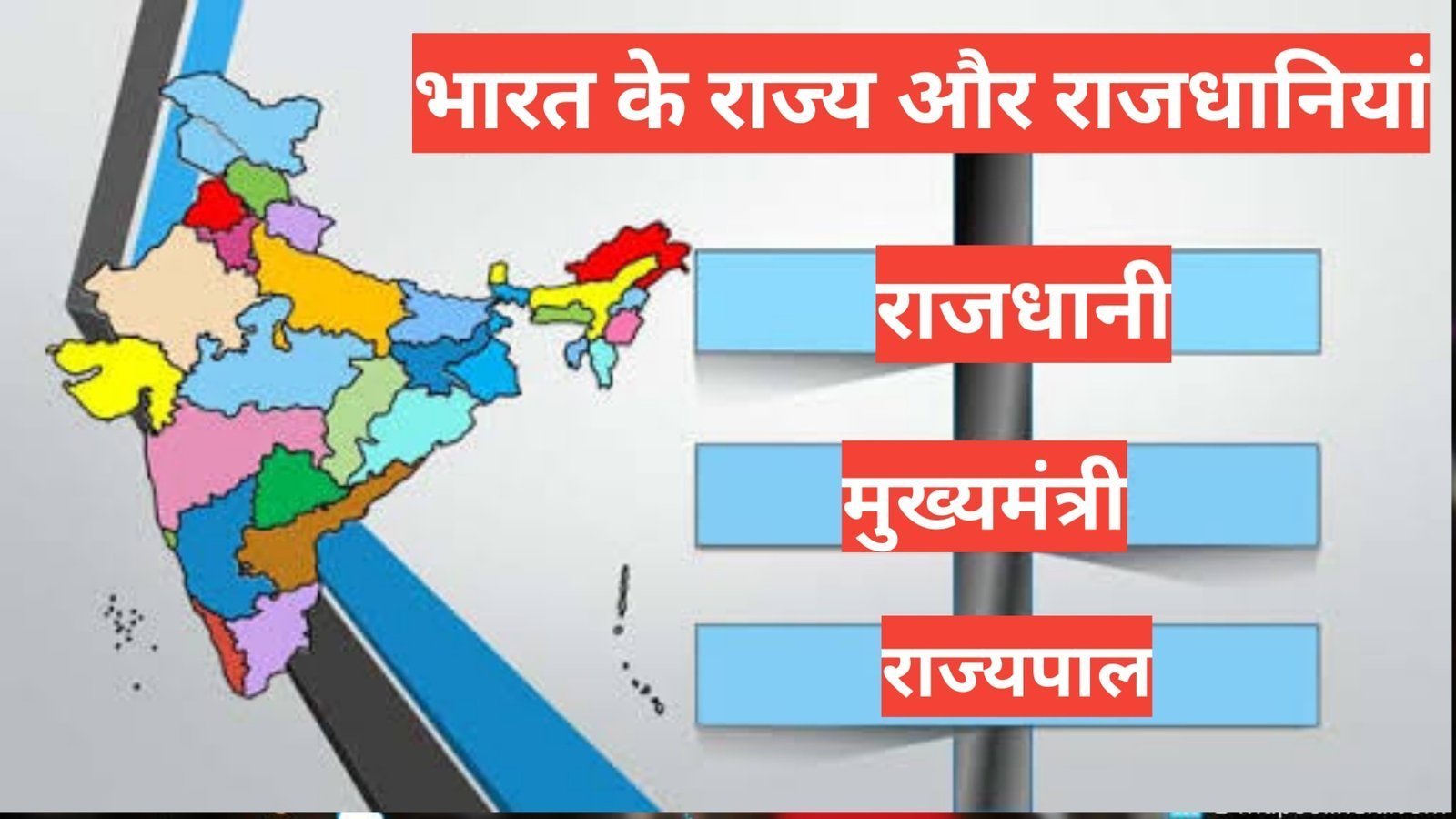 rajdhani mukhyamantri or rajyapal भारत राज्य के मुख़्यमंत्री और राज्यपाल